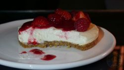 cheesecake dessert Rake's Cafe Bar Liverpool St. London Halal