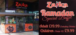 Zaika Halal Restaurant Wales Cardiff Ramadan Iftar Suhoor Sehri