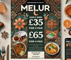 Melur Malay Indonesian Halal Restaurant London Ramadan Iftar Suhoor Sehri