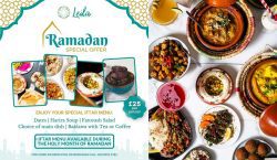 Leila Ealing London Halal Restaurant Ramadan Iftar Suhoor Sehri