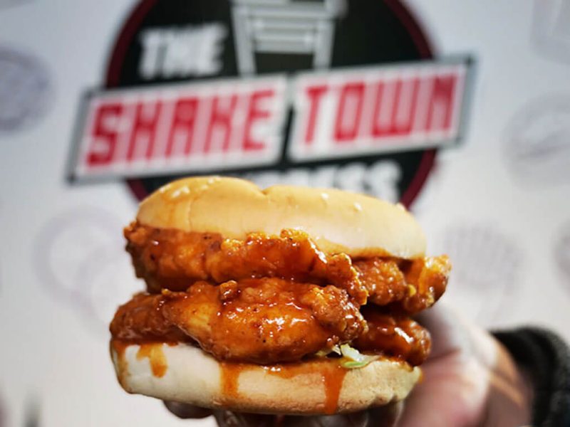 The Shake Town Express Dewsbury Halal chicken drip burger Manchester