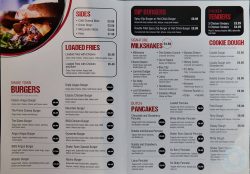 menu The Shake Town Express Dewsbury Halal chicken drip burger Manchester