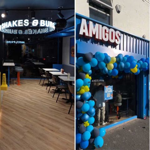 Amigos Halal Burger Restaurant Birmingham Debut