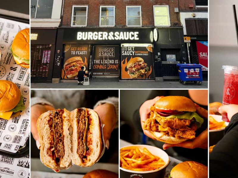 Burger & Sauce Restaurant Halal Nottingham Kirby