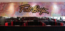 Fatt Boyz Edinburgh castle Scottish Scotland Halal burger restaurant