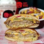 Fatt Boyz Edinburgh castle Scottish Scotland Halal burger restaurant