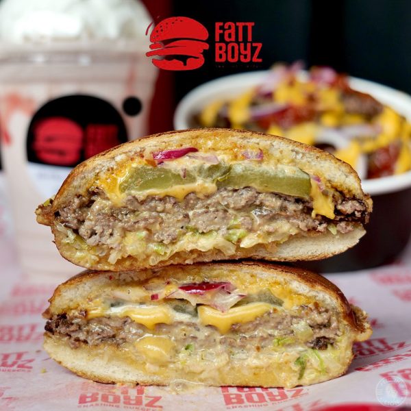 Fatt Boyz Edinburgh castle Scottish Scotland Halal burger restaurant