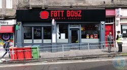 Fatt Boyz Edinburgh castle Scottish Scotland Halal burger restaurant