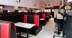 Fatt Boyz Edinburgh castle Scottish Scotland Halal burger restaurant