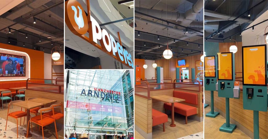 popeyes louisiana kitchen chicken restaurant Halal manchester arndale