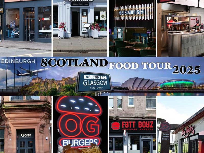 Scotland Edinburgh Glasgow Halal Restaurant Food Tour