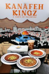 Kanafeh Kingz Dublin Ireland Halal fast food Palestine dessert cafe