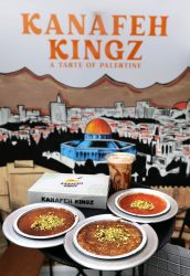 Kanafeh Kingz Dublin Ireland Halal fast food Palestine dessert cafe