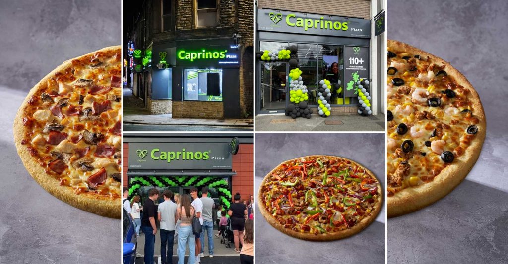 Caprinos Halal Pizza Restaurant London Tottenham Leeds Macclesfield