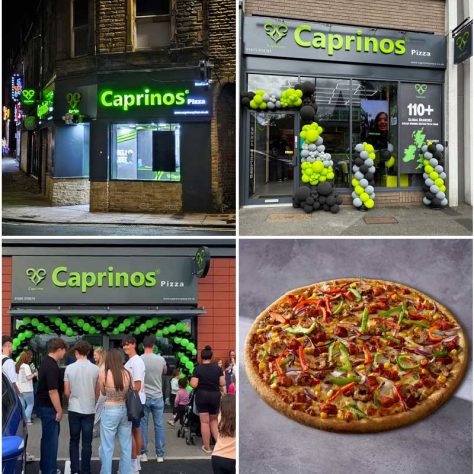 Caprinos Halal Pizza Restaurant London Tottenham Leeds Macclesfield