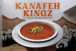 Kanafeh Kingz Dublin Ireland Halal fast food Palestine dessert cafe