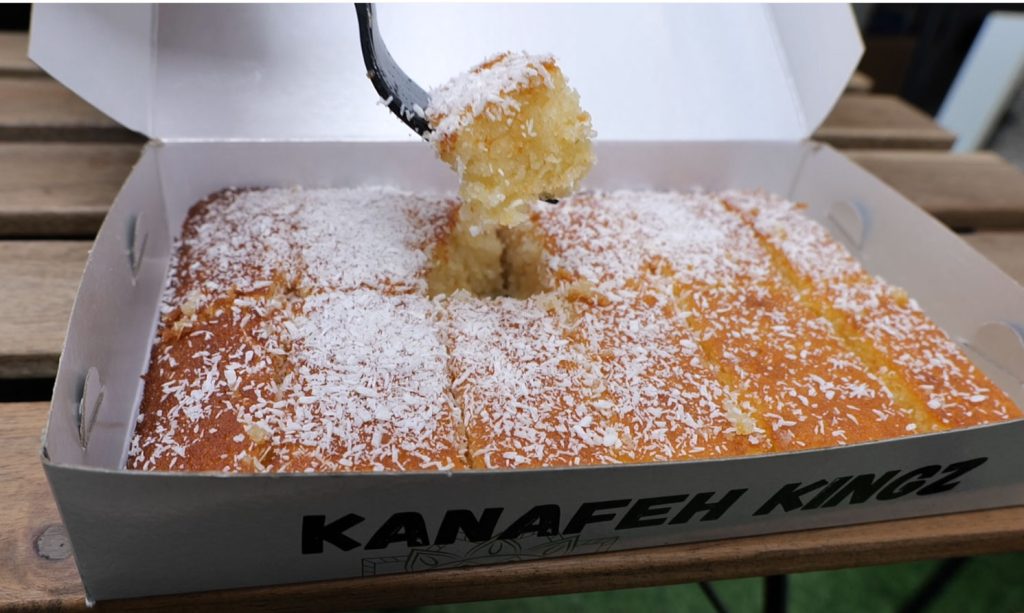 Kanafeh Kingz Dublin Ireland Halal fast food Palestine dessert cafe