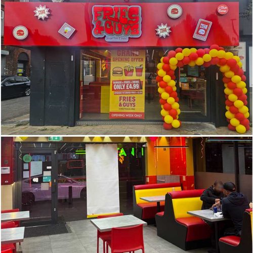 Fries & Guys Halal Restaurant Burgers Chicken Manchester Cheetham Hill