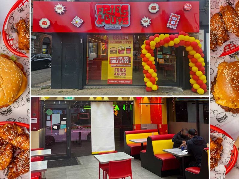 Fries & Guys Halal Restaurant Burgers Chicken Manchester Cheetham Hill