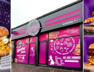 Lucky's Diner Halal Burger Restaurant Glasgow Scotland