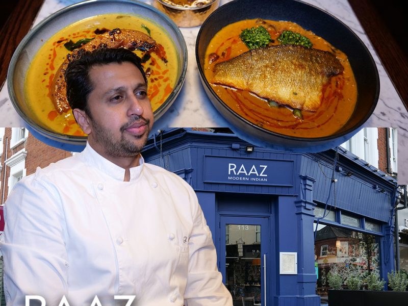 Raaz Modern Halal London Fulham fine dining restaurant Michelin chef Imran
