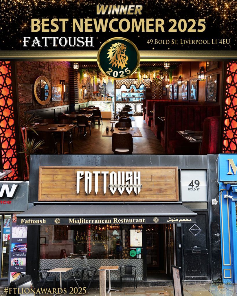 #FtLionAwards 2025 Best Halal Restaurant Fattoush Liverpool
