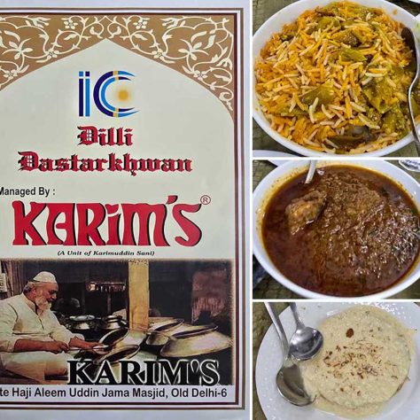 Karim's Indian Restaurant New Delhi Lodhi Road Halal Patri