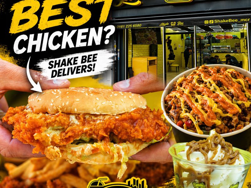 Shake Bee spicy burgers Halal chicken shop