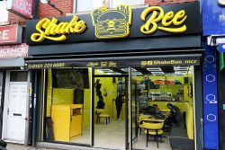 Shake Bee spicy burgers Halal chicken shop