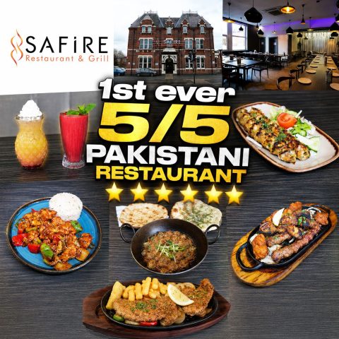 Safire restaurant & Grill Indian Pakistani Manchester Halal