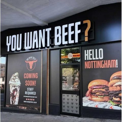 You Want Beef? Halal Burger Restaurant Nottingham
