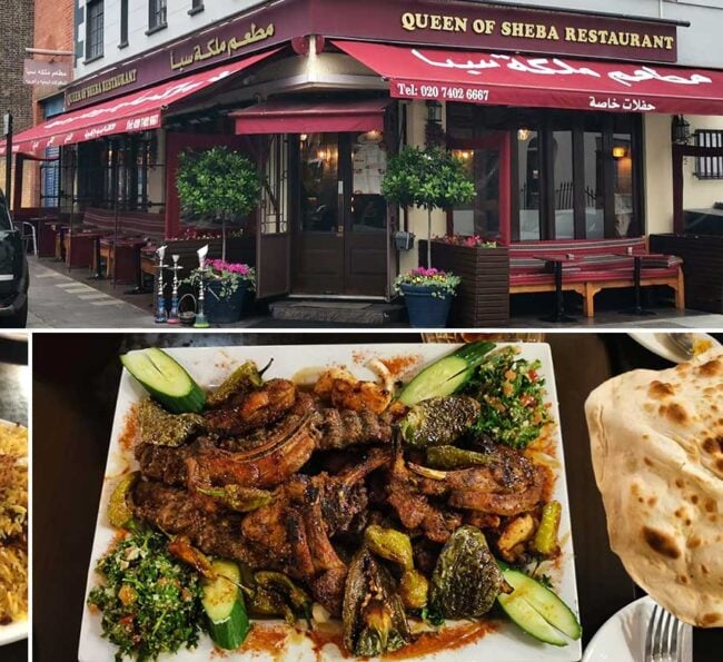 Queen of Sheba Yemeni Halal Restaurant London Tyburnia