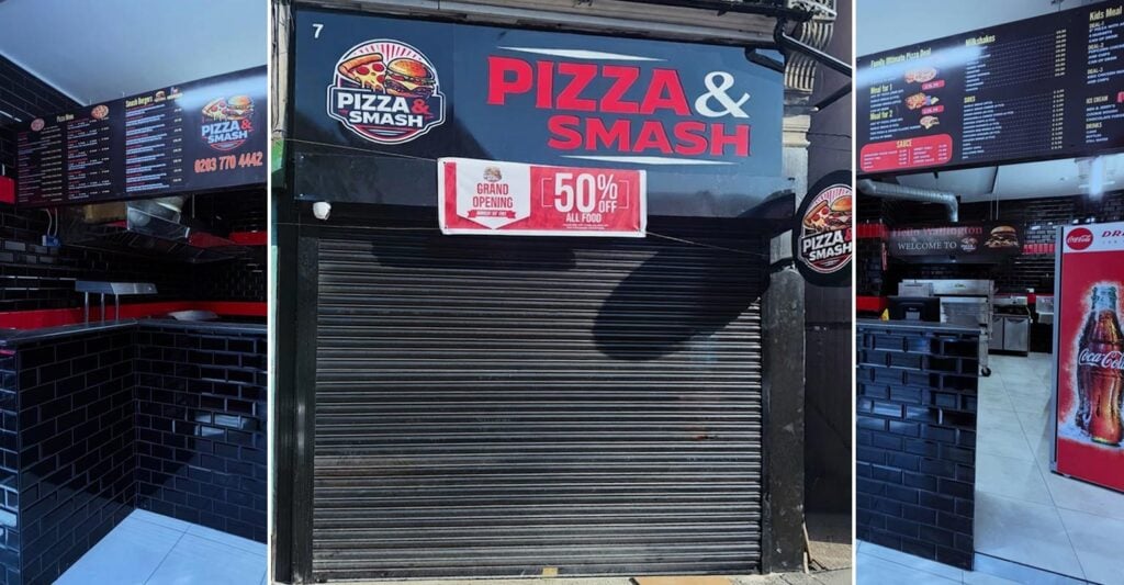 Pizza & Smash Halal Restaurant London Wallington