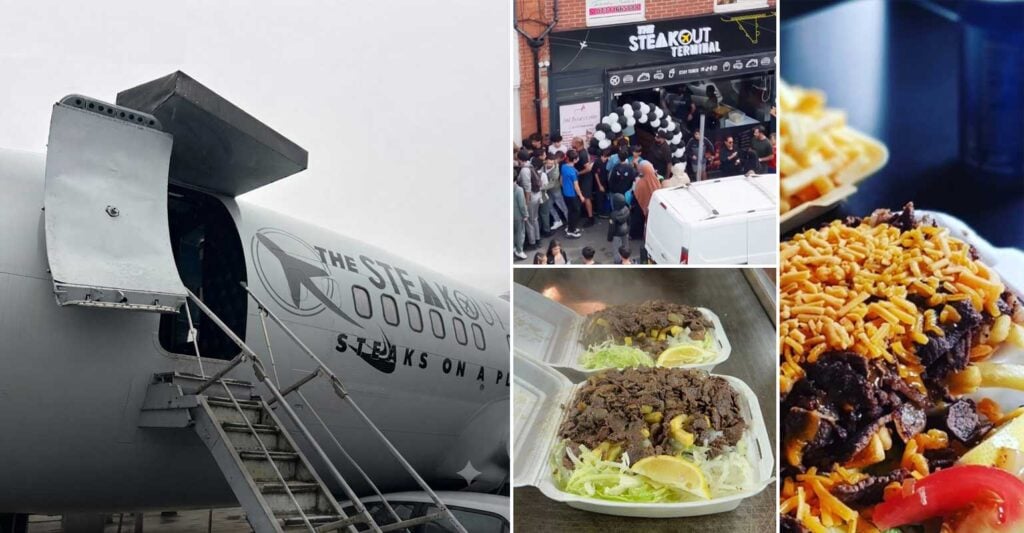 Steak Terminal on a plane Manchester Halal Restaurant