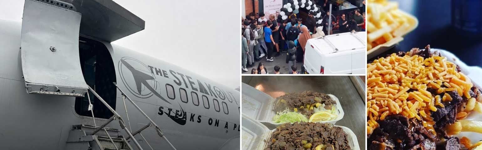 Steak Terminal on a plane Manchester Halal Restaurant