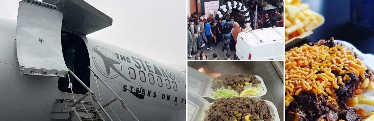 Steak Terminal on a plane Manchester Halal Restaurant