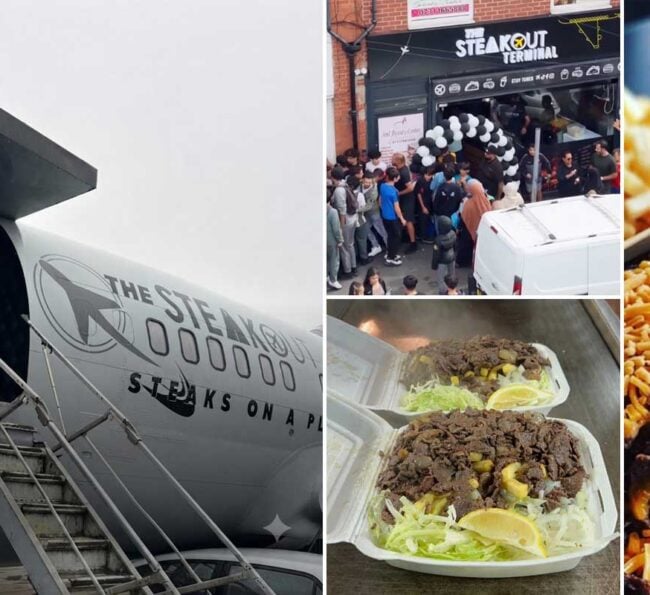 Steak Terminal on a plane Manchester Halal Restaurant