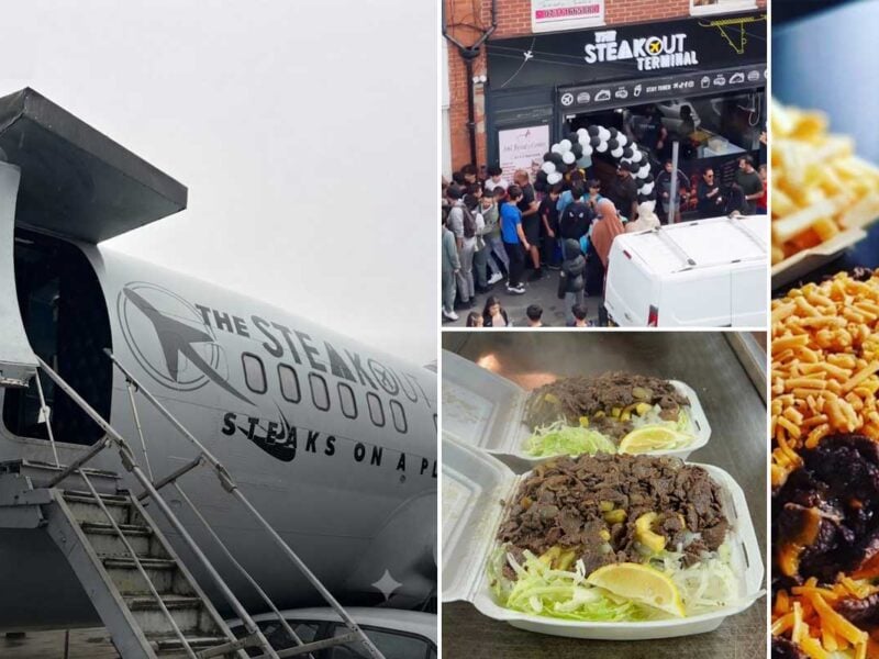 Steak Terminal on a plane Manchester Halal Restaurant