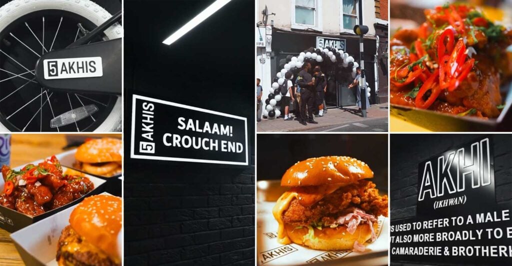 Five Akhi's Halal Burger Restaurant London Crouch End