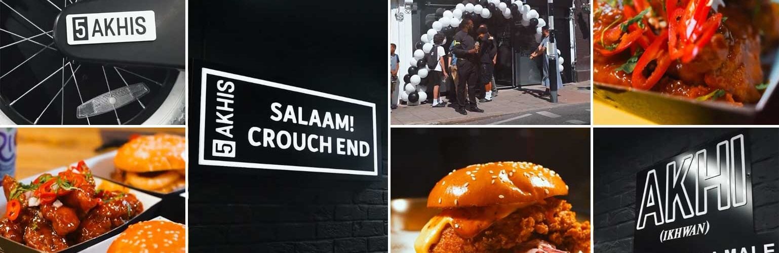 Five Akhi's Halal Burger Restaurant London Crouch End