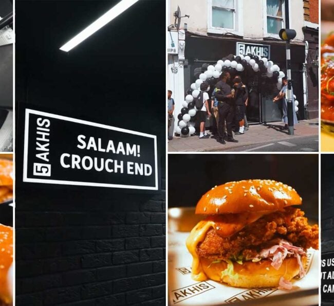 Five Akhi's Halal Burger Restaurant London Crouch End