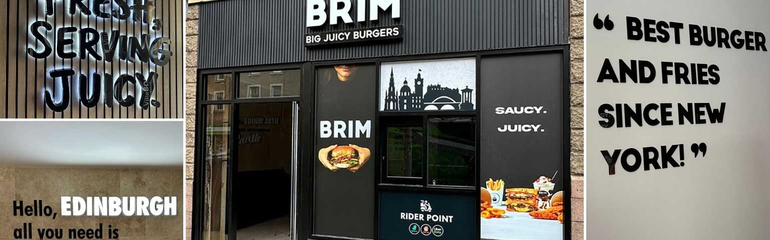 Brim Burgers Halal restaurant edinburgh