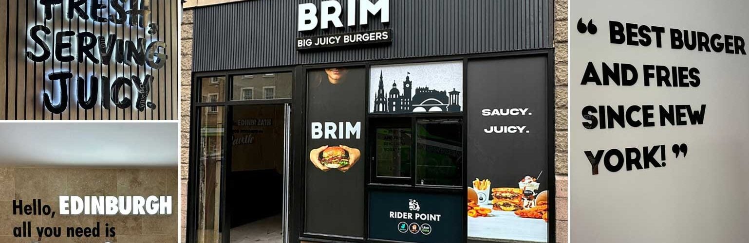 Brim Burgers Halal restaurant edinburgh