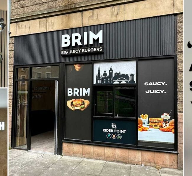 Brim Burgers Halal restaurant edinburgh