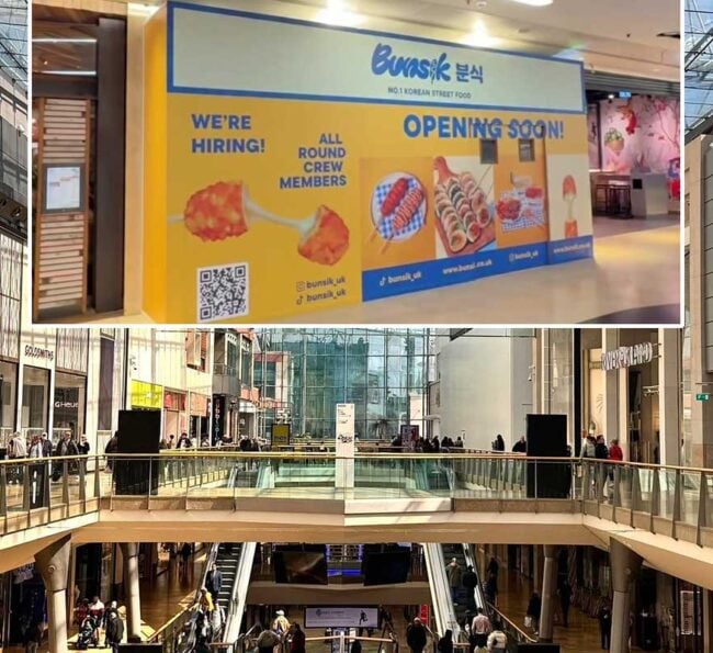 Bunsik Korean Halal Restaurant Bullring Birmingham