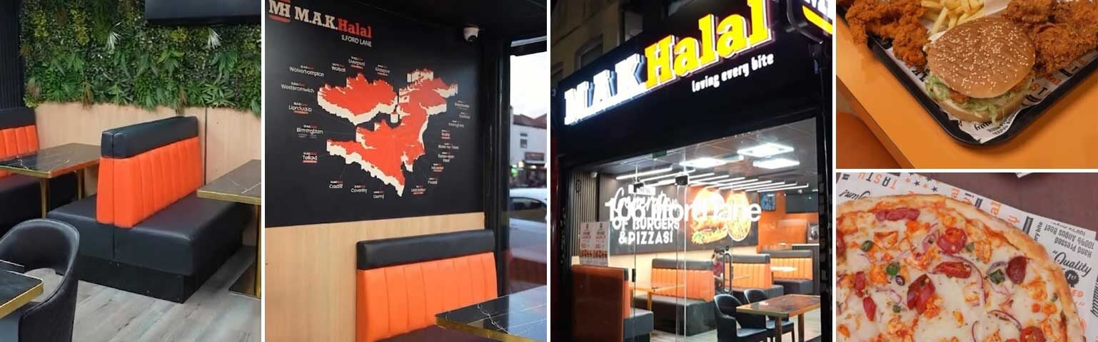 Mak Halal Burger Restaurant London Ilford