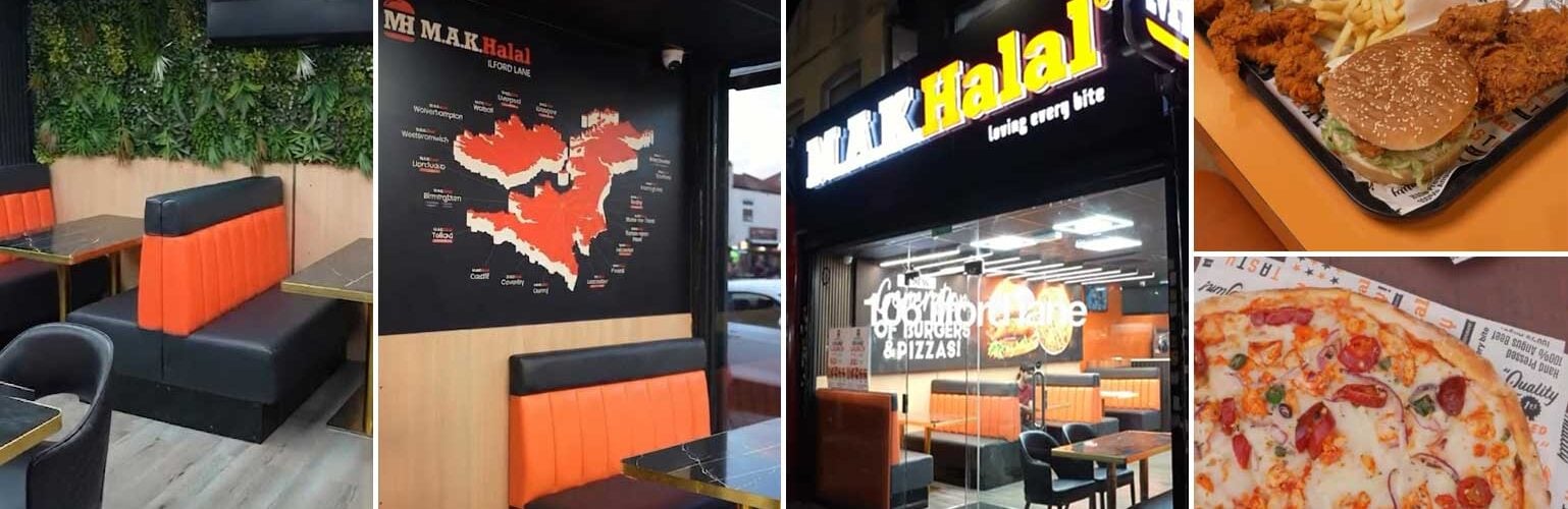 Mak Halal Burger Restaurant London Ilford