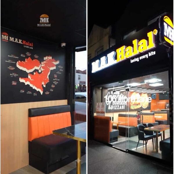 Mak Halal Burger Restaurant London Ilford