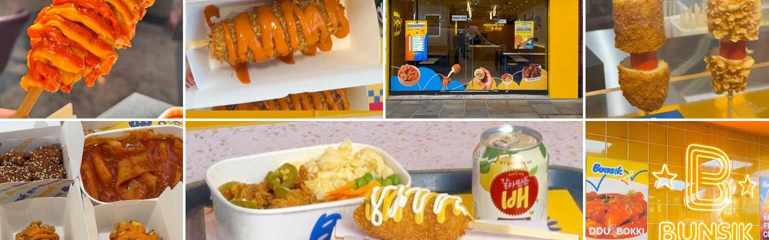 Bunsik Korean Corndogs Halal Restaurant Coventry
