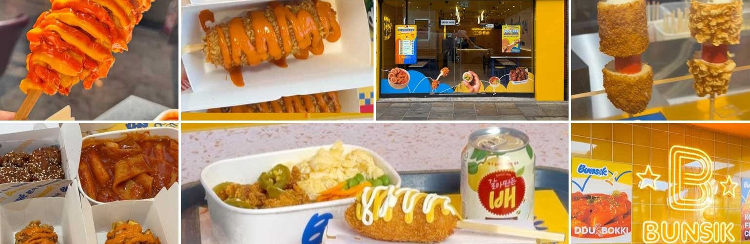 Bunsik Korean Corndogs Halal Restaurant Coventry